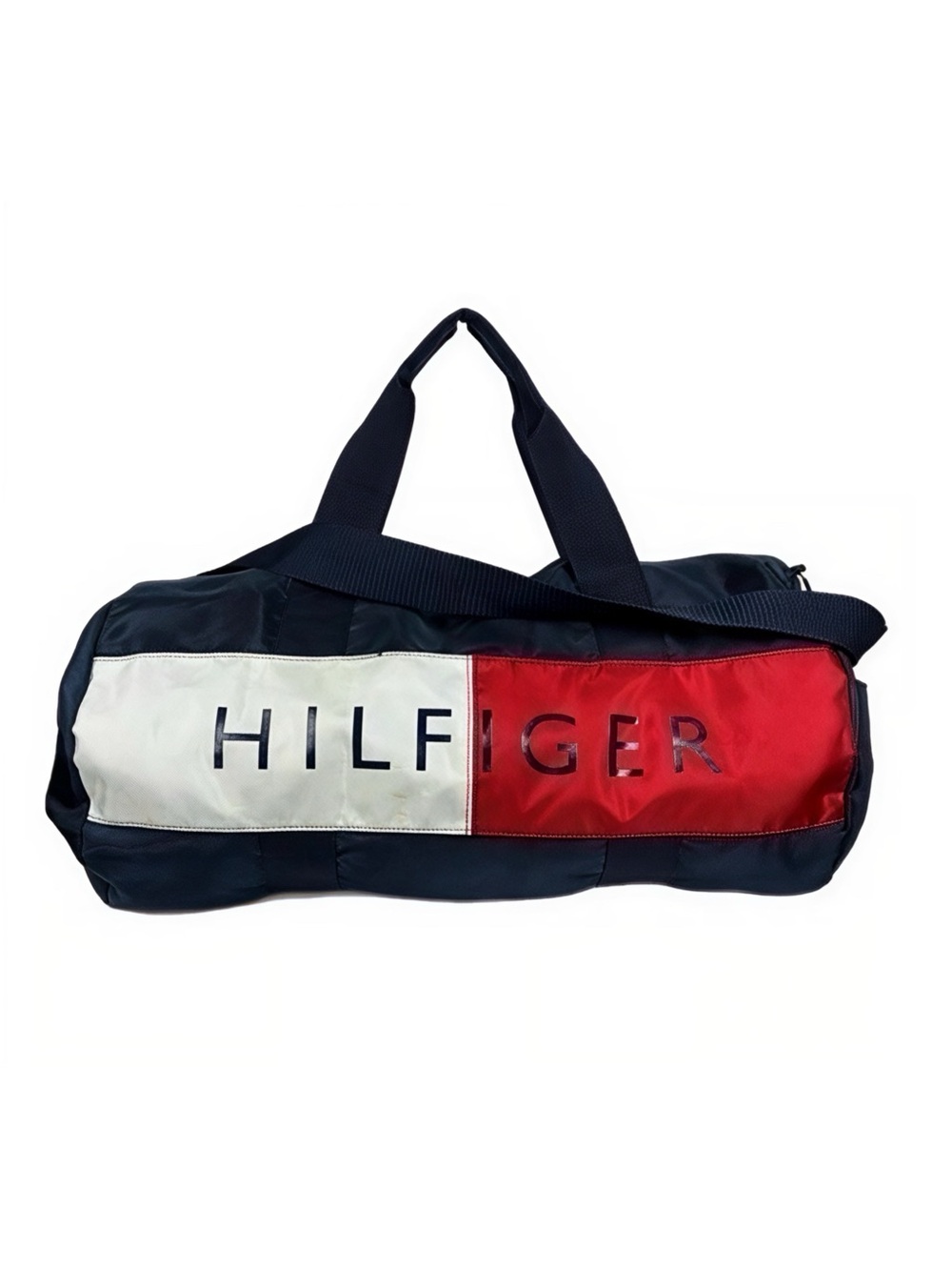 Tommy Hilfiger | Navy White & Red Signature Duffle Bag Classic Canvas Luggage